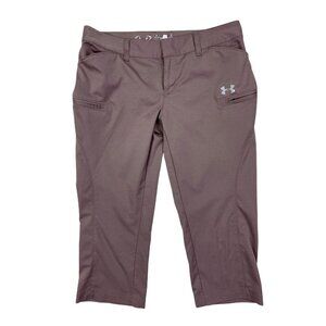 Under Armour Womens Pants Sedna Offshore Fishing Capri 6 Semi-Fitted Heat Gear